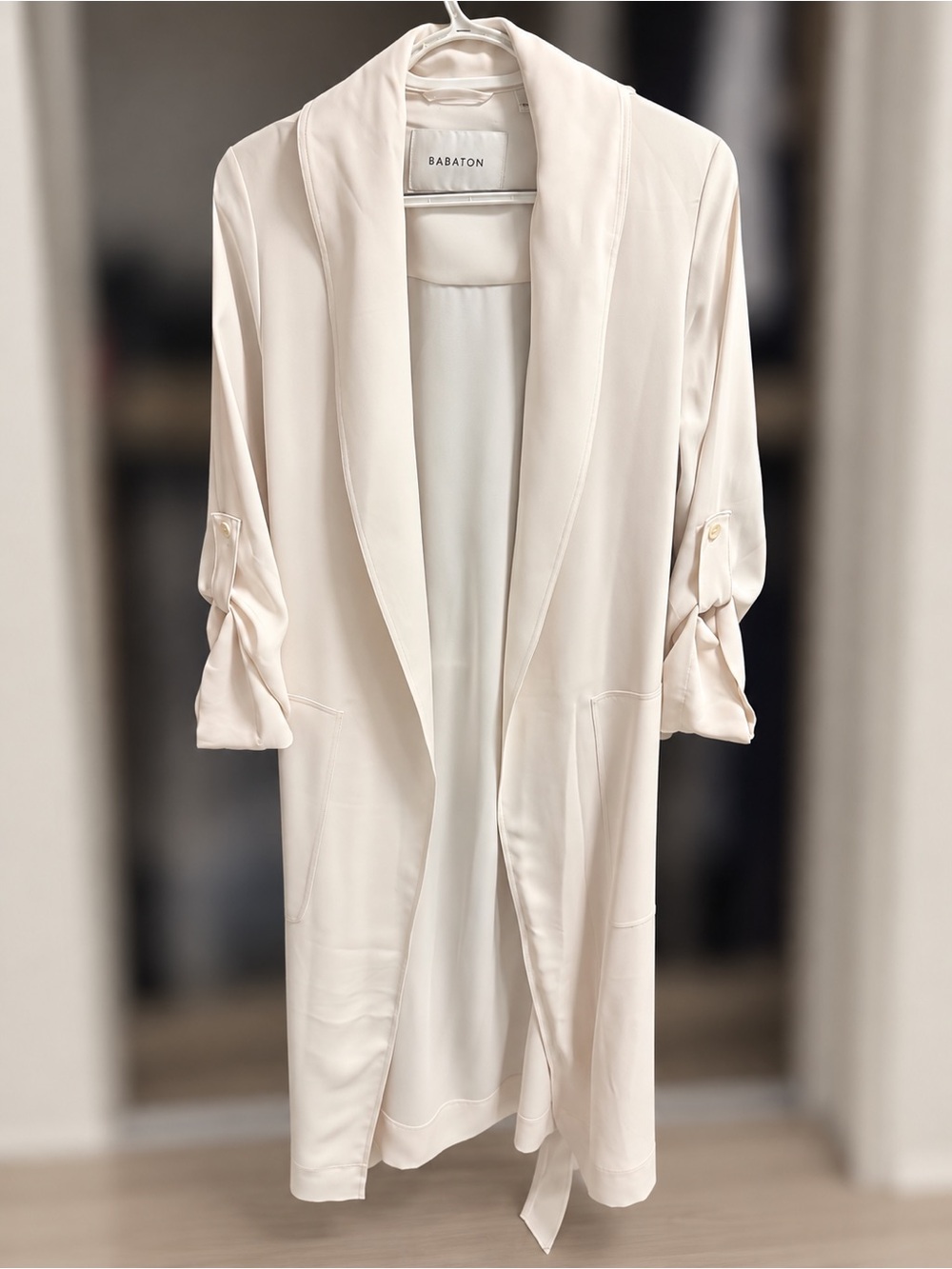 Babaton Cream Long Kahlo Coat